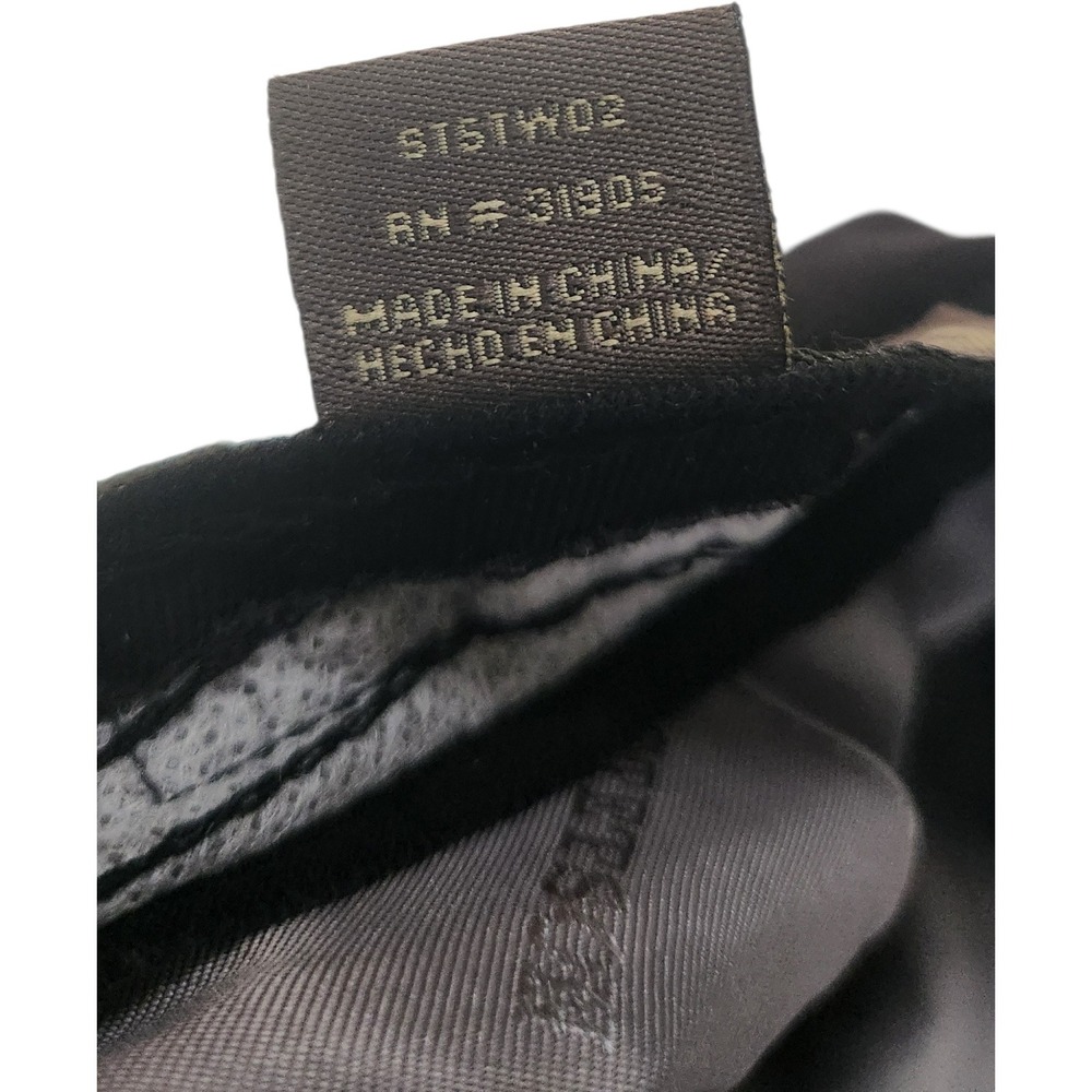 Stetson Mens Black Herringbone Flat Cap Ivy Hat STSTW02 Large - Picture 6 of 8